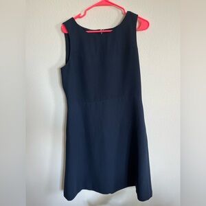 Banana Republic Elegant Navy Blue Dress